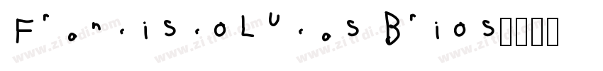 FranciscoLucas Brios字体转换